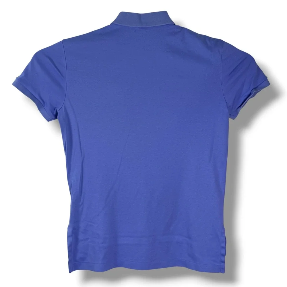 Polo Ralph Lauren Polo Shirt Men Small Blue Slim Fit Cotton Classic Pony Prep
